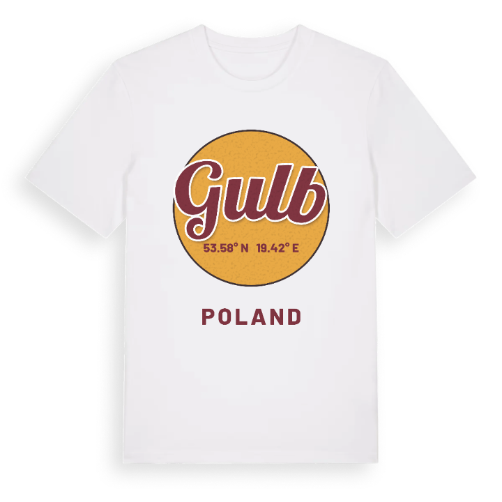 Gulb cirkel t-shirt – t-shirt från PinShirt