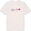 Gulb hjärta t-shirt