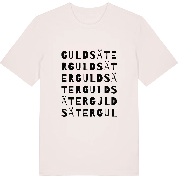 Guldsäter ordlek t-shirt – t-shirt från PinShirt