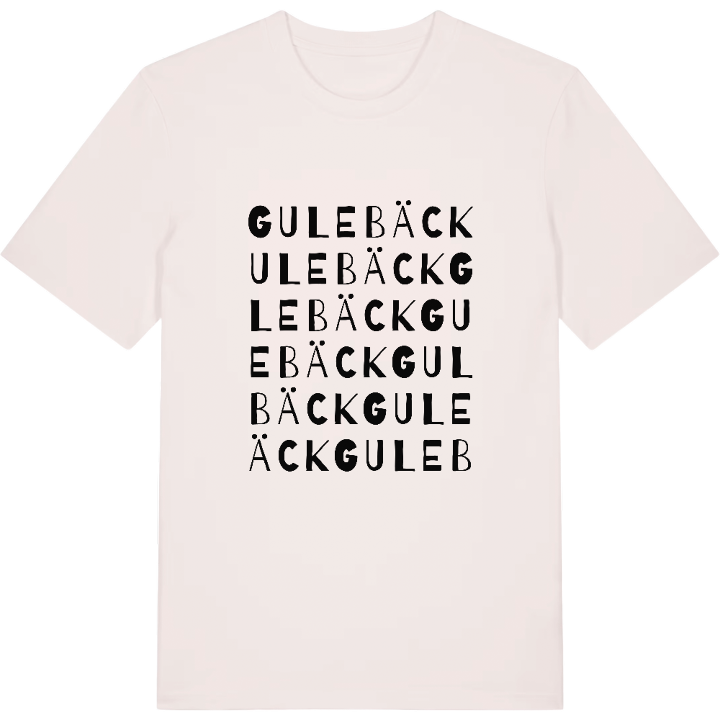 Gulebäck ordlek t-shirt – t-shirt från PinShirt