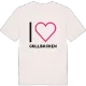Jag älskar Gullbacken t-shirt stort tryck