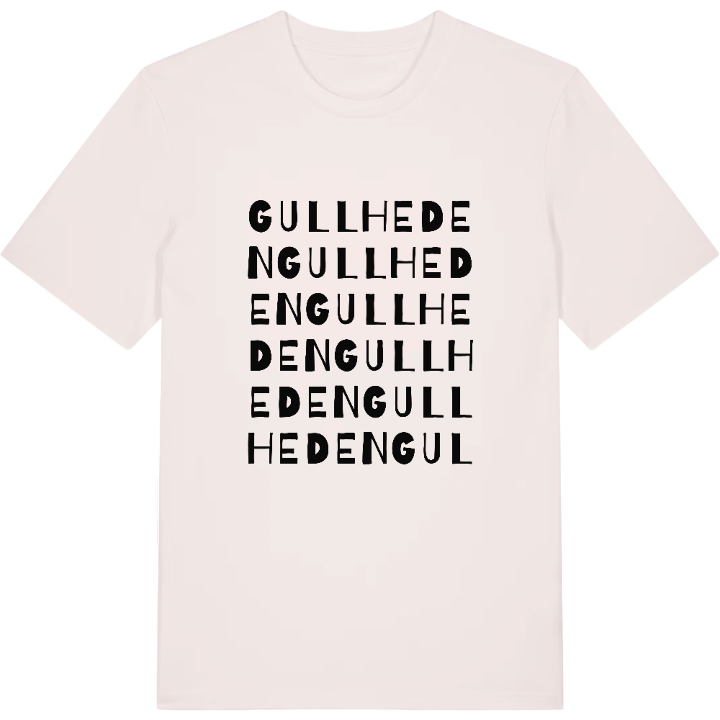 Gullheden ordlek t-shirt – t-shirt från PinShirt