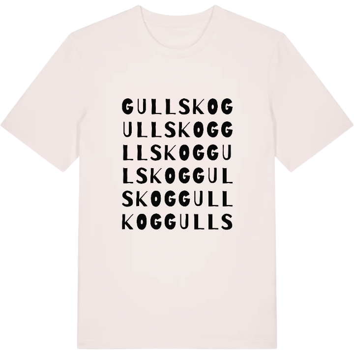 Gullskog ordlek t-shirt – t-shirt från PinShirt