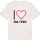 Jag älskar Gultebo t-shirt stort tryck