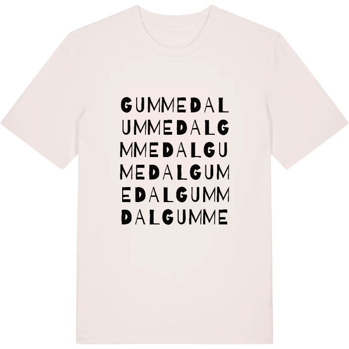 Gummedal ordlek t-shirt – t-shirt från PinShirt