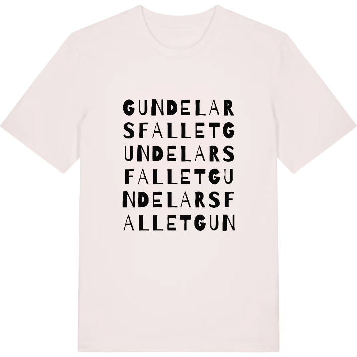 Gundelarsfallet ordlek t-shirt – t-shirt från PinShirt