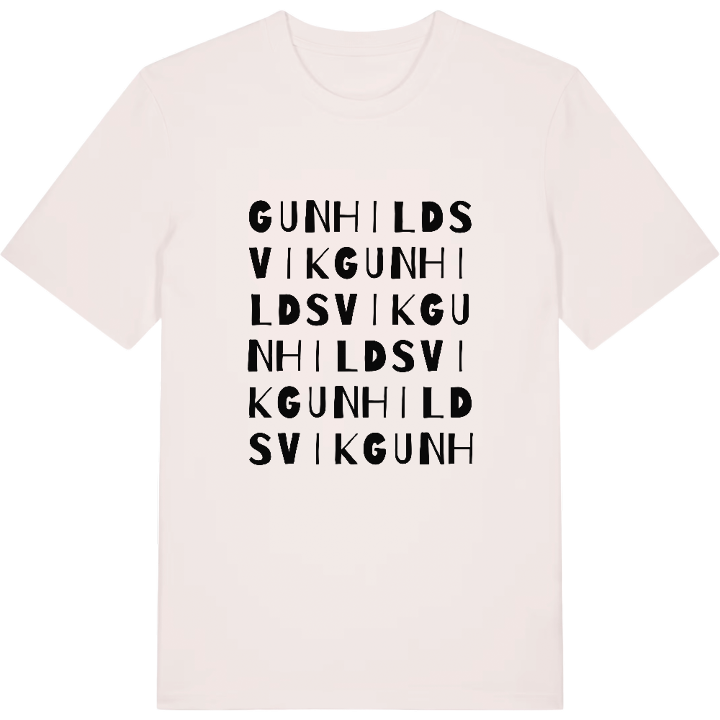 Gunhildsvik ordlek t-shirt – t-shirt från PinShirt