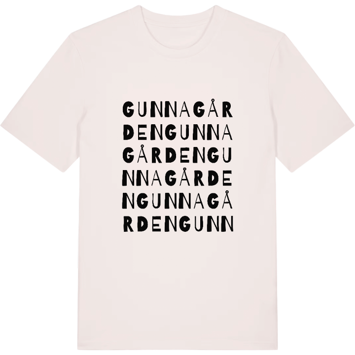Gunnagården ordlek t-shirt – t-shirt från PinShirt