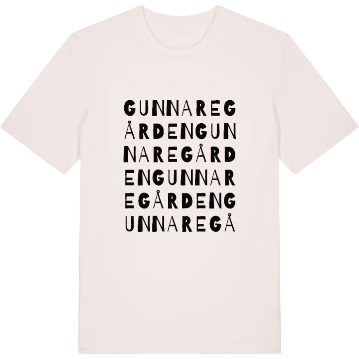 Gunnaregården ordlek t-shirt – t-shirt från PinShirt