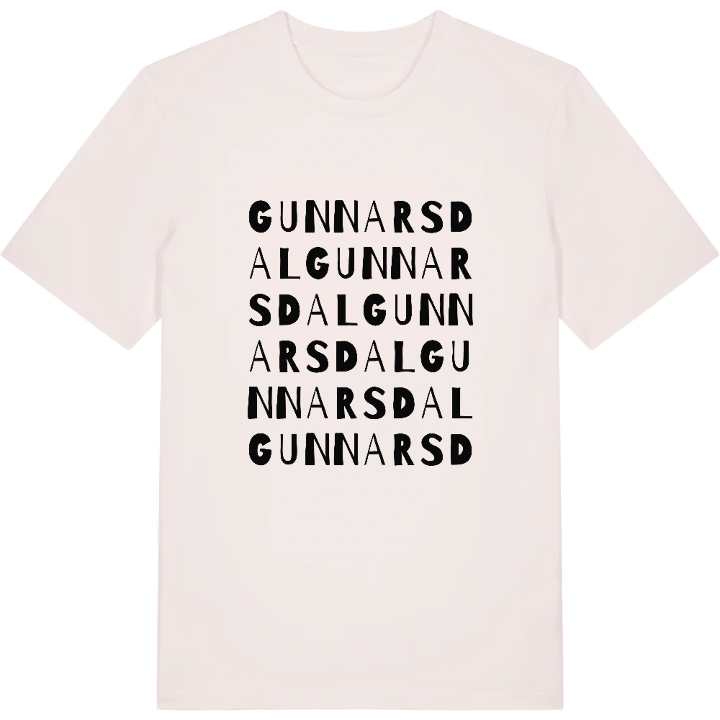 Gunnarsdal ordlek t-shirt – t-shirt från PinShirt