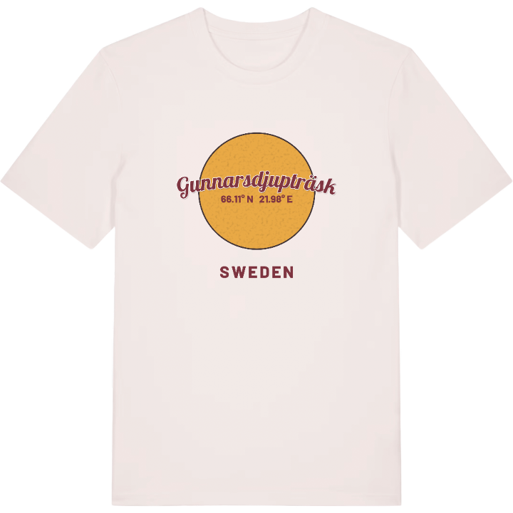 Gunnarsdjupträsk cirkel t-shirt – t-shirt från PinShirt