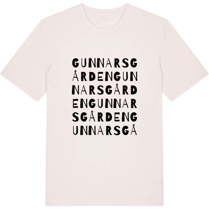 Gunnarsgården ordlek t-shirt – t-shirt från PinShirt