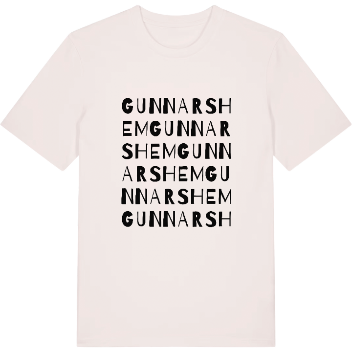 Gunnarshem ordlek t-shirt – t-shirt från PinShirt