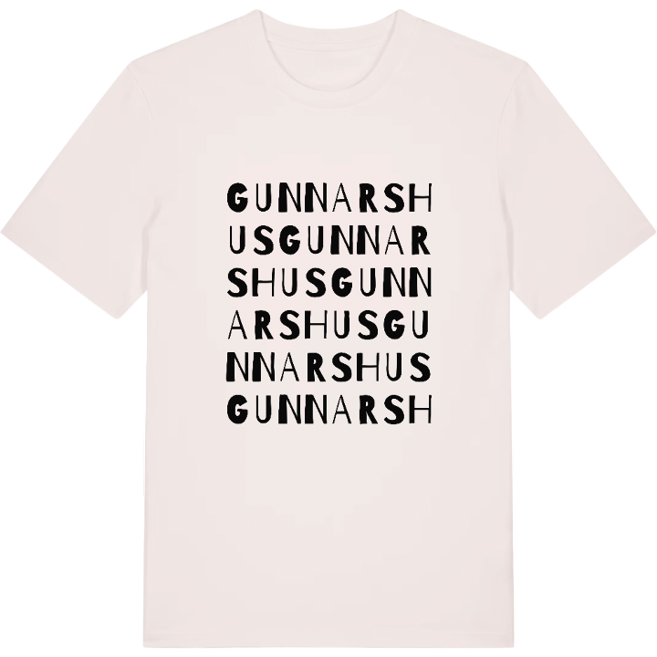 Gunnarshus ordlek t-shirt – t-shirt från PinShirt