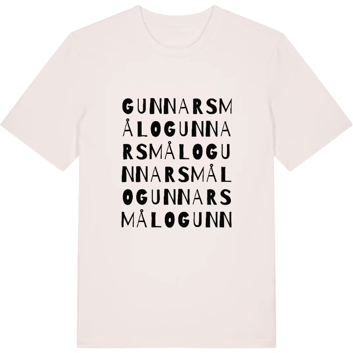 Gunnarsmålo ordlek t-shirt – t-shirt från PinShirt