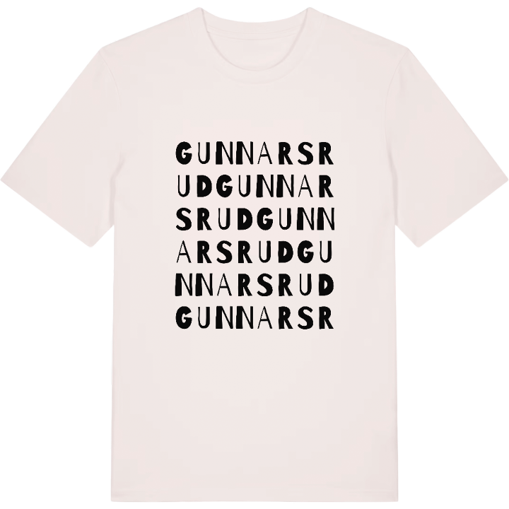 Gunnarsrud ordlek t-shirt – t-shirt från PinShirt