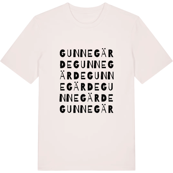 Gunnegärde ordlek t-shirt – t-shirt från PinShirt