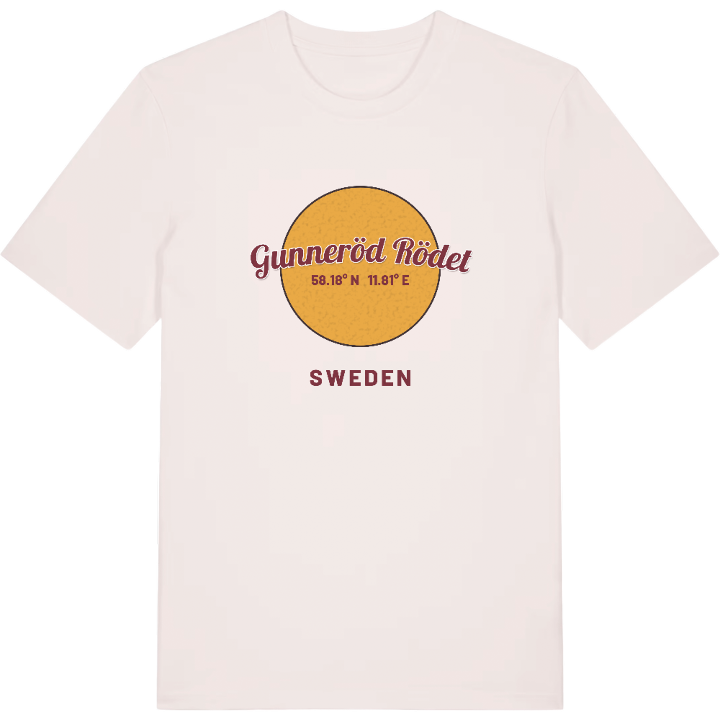 Gunneröd Rödet cirkel t-shirt – t-shirt från PinShirt