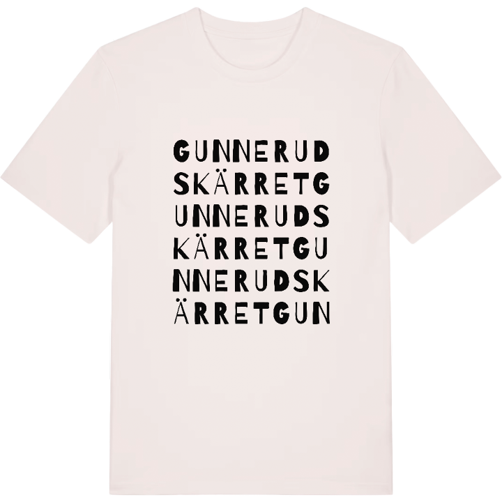 Gunnerudskärret ordlek t-shirt – t-shirt från PinShirt