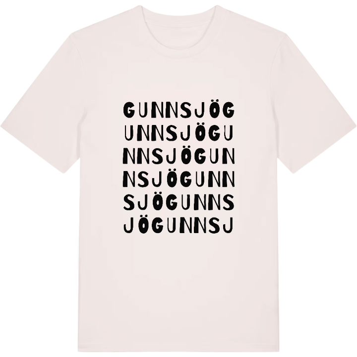 Gunnsjö ordlek t-shirt – t-shirt från PinShirt