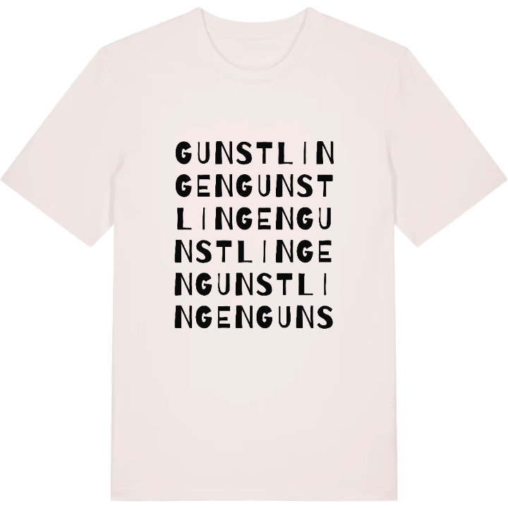 Gunstlingen ordlek t-shirt – t-shirt från PinShirt