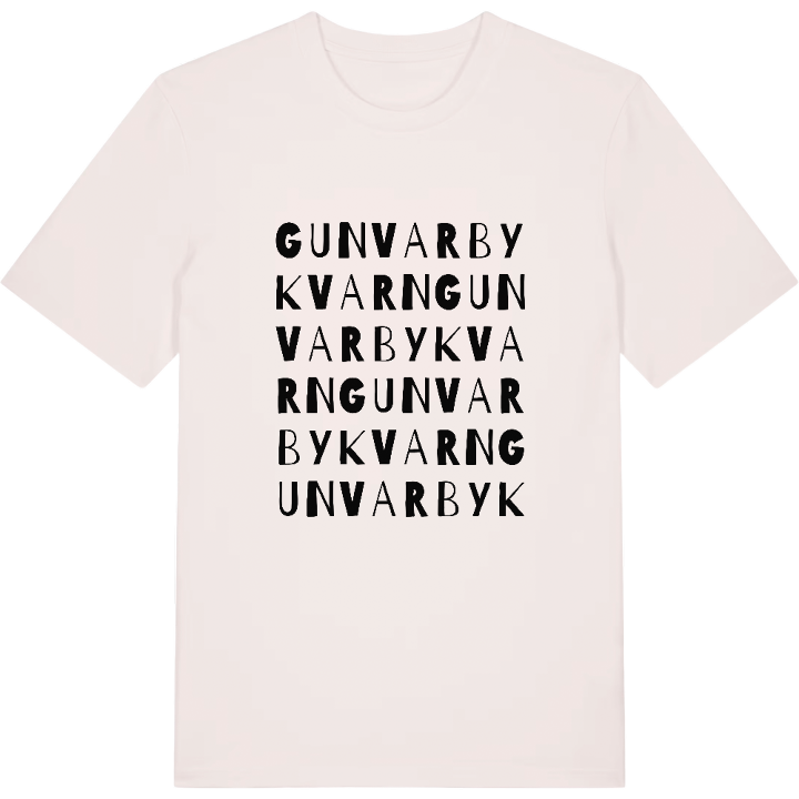 Gunvarby kvarn ordlek t-shirt – t-shirt från PinShirt