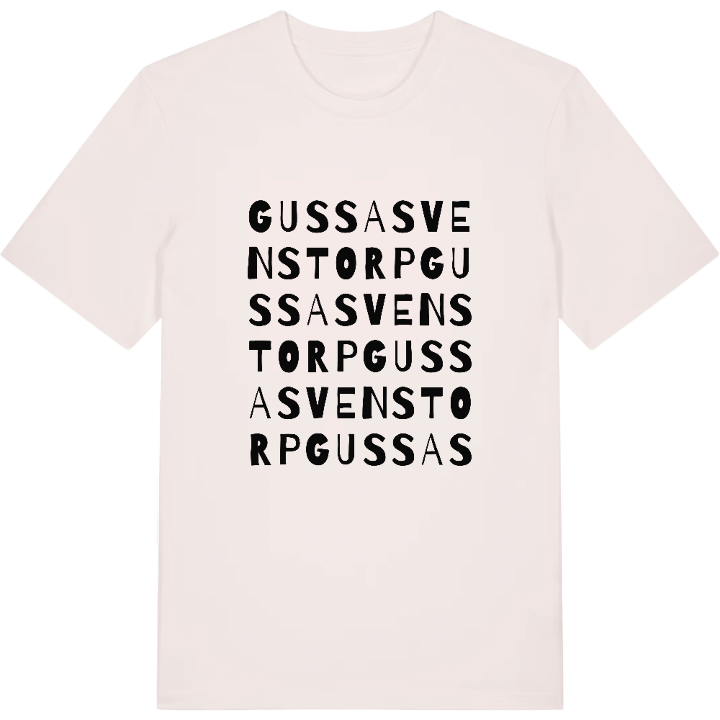 Gussa Svenstorp ordlek t-shirt – t-shirt från PinShirt