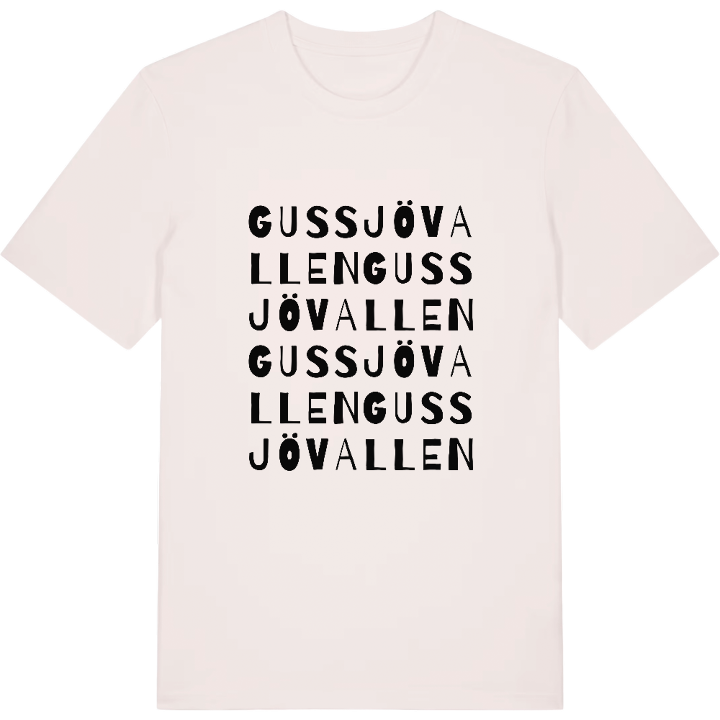 Gussjövallen ordlek t-shirt – t-shirt från PinShirt