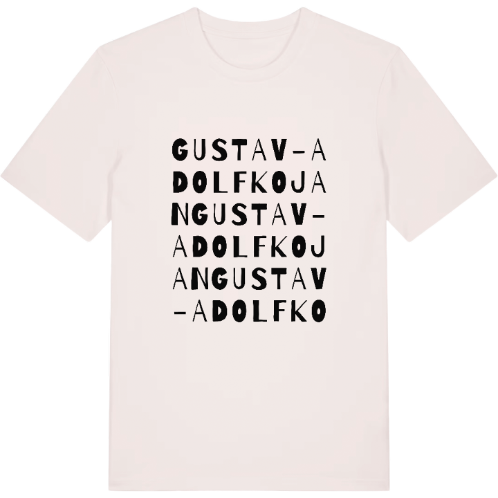 Gustav-Adolfkojan ordlek t-shirt – t-shirt från PinShirt