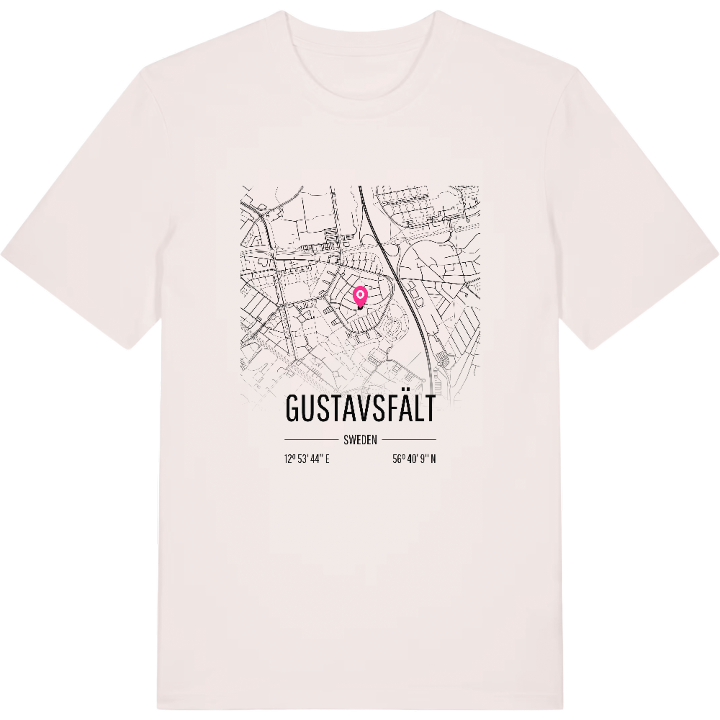 Gustavsfält karta t-shirt – t-shirt från PinShirt