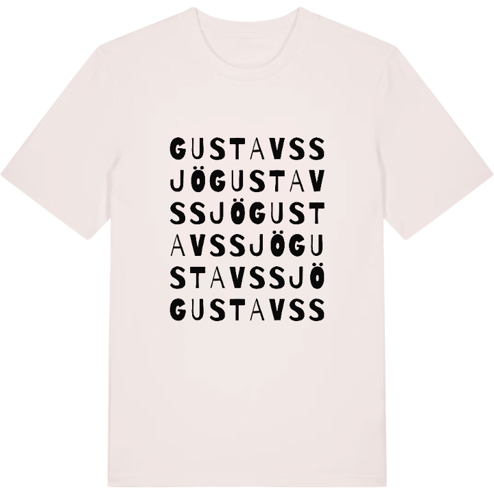 Gustavssjö ordlek t-shirt – t-shirt från PinShirt