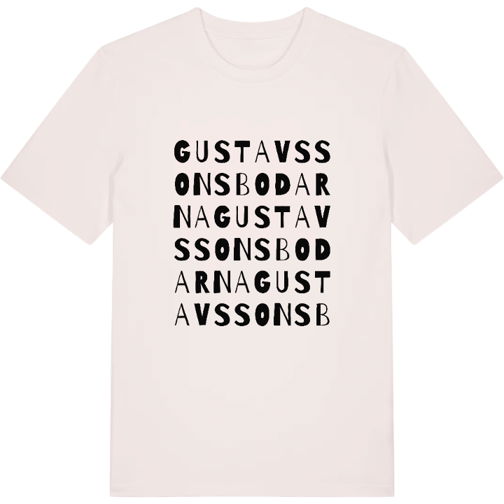 Gustavssonsbodarna ordlek t-shirt – t-shirt från PinShirt