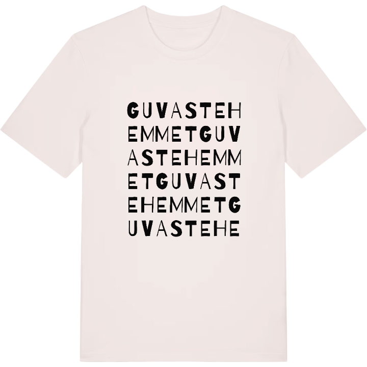 Guvastehemmet ordlek t-shirt – t-shirt från PinShirt