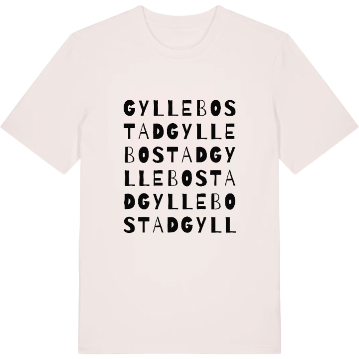 Gyllebo stad ordlek t-shirt – t-shirt från PinShirt