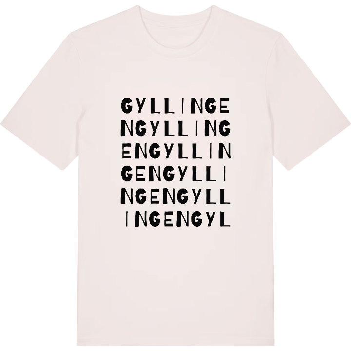 Gyllingen ordlek t-shirt – t-shirt från PinShirt