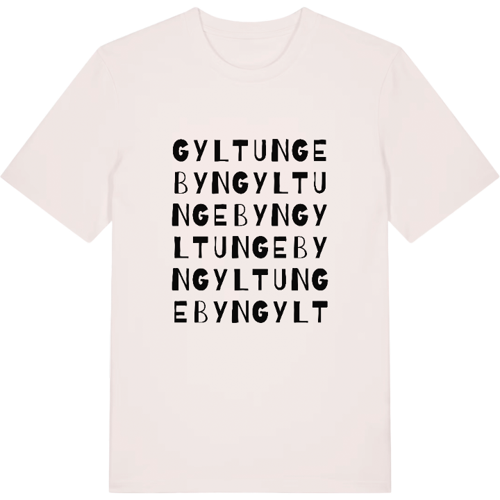 Gyltungebyn ordlek t-shirt – t-shirt från PinShirt