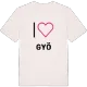 Jag älskar Gyö t-shirt stort tryck