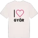 Jag älskar Győr t-shirt stort tryck