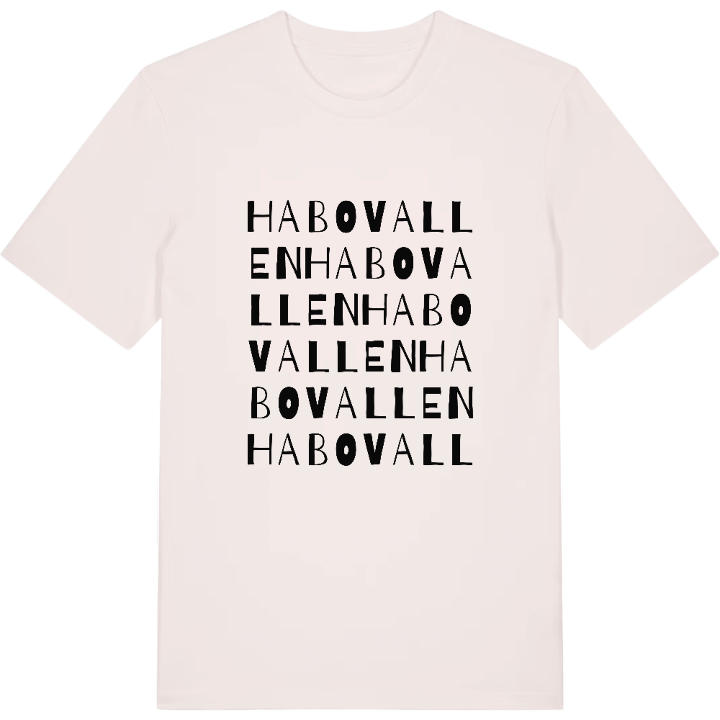 Habovallen ordlek t-shirt – t-shirt från PinShirt