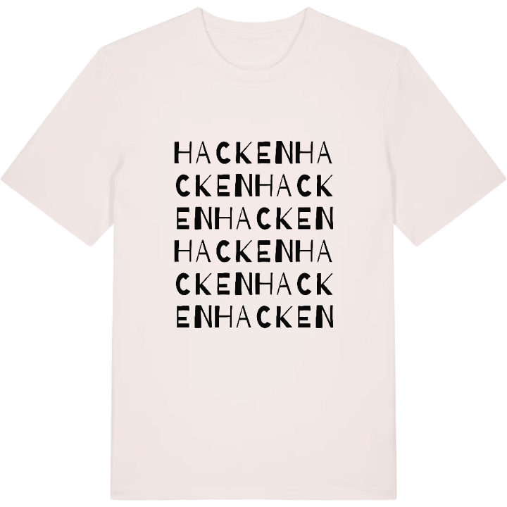 Hacken ordlek t-shirt – t-shirt från PinShirt