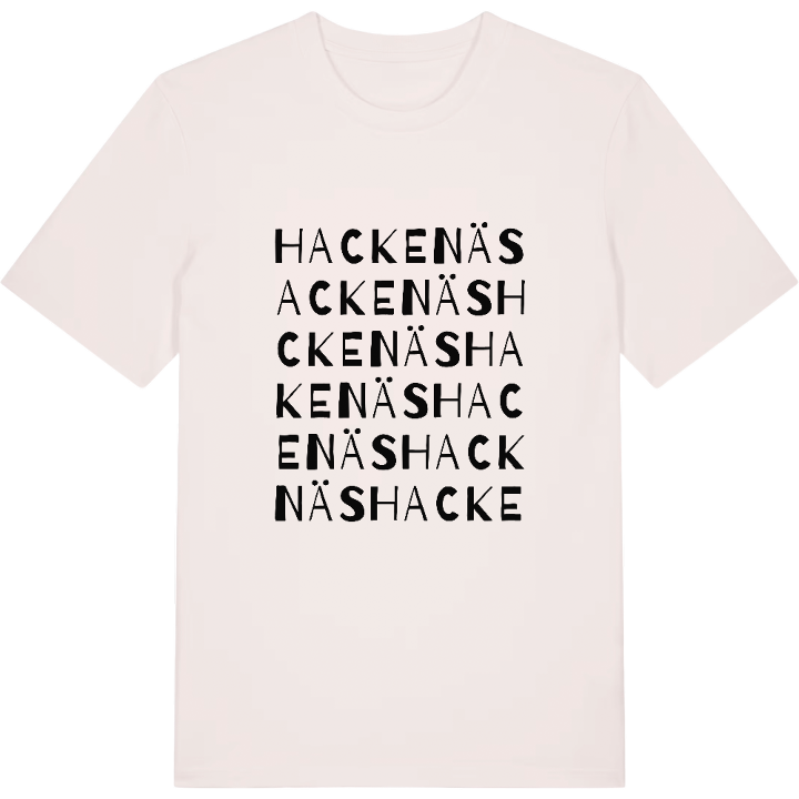 Hackenäs ordlek t-shirt – t-shirt från PinShirt