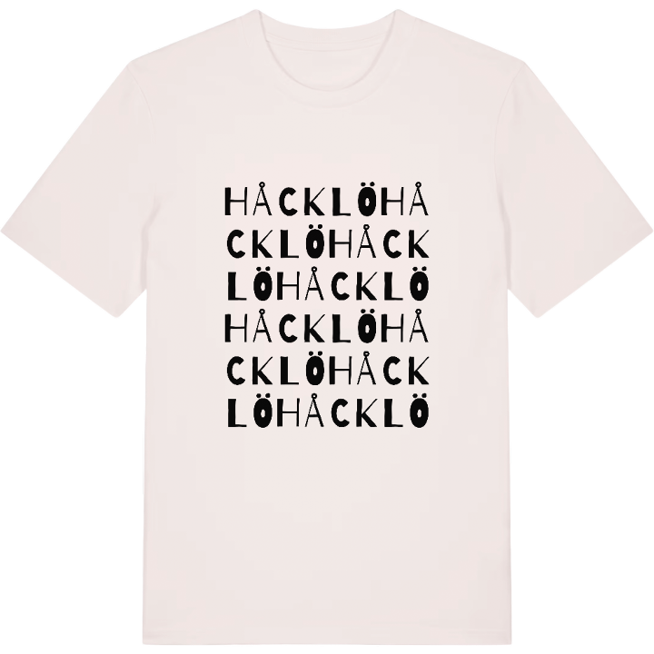 Håcklö ordlek t-shirt – t-shirt från PinShirt
