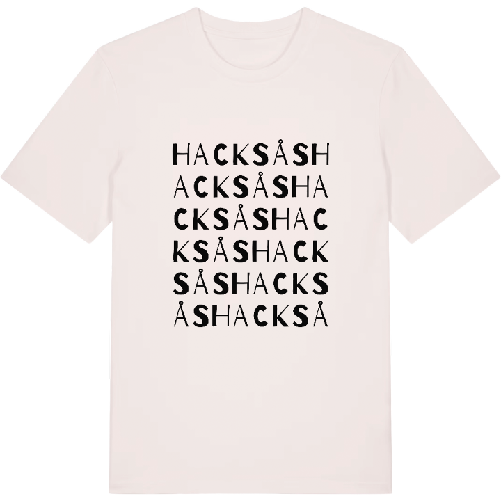 Hacksås ordlek t-shirt – t-shirt från PinShirt