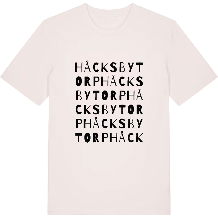 Håcksbytorp ordlek t-shirt – t-shirt från PinShirt