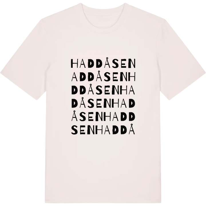 Haddåsen ordlek t-shirt – t-shirt från PinShirt