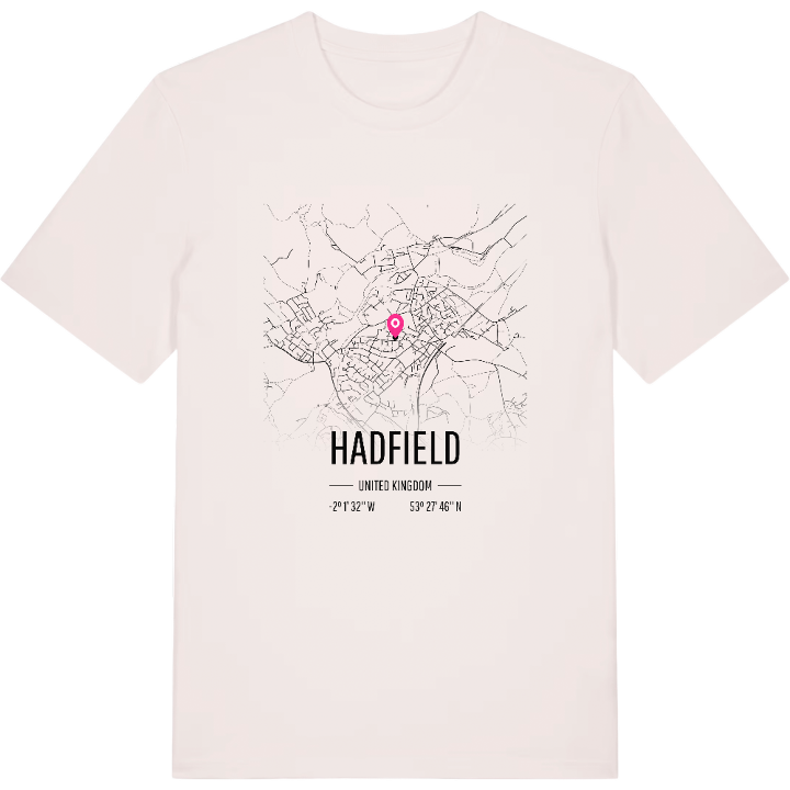 Hadfield karta t-shirt – t-shirt från PinShirt