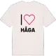 Jag älskar Håga t-shirt stort tryck