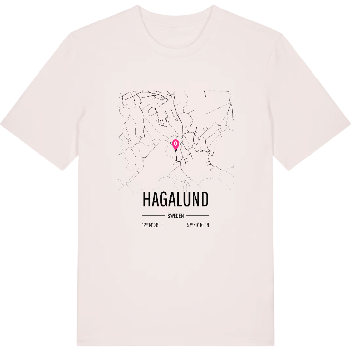 Hagalund karta t-shirt – t-shirt från PinShirt