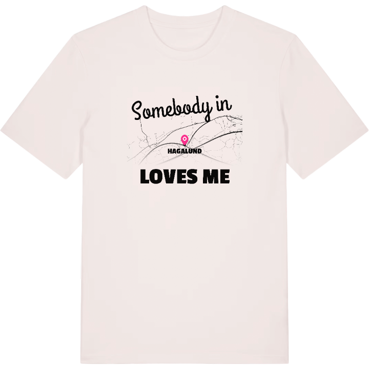 Någon i Hagalund älskar mig t-shirt – t-shirt från PinShirt