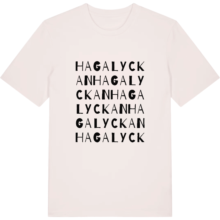 Hagalyckan ordlek t-shirt – t-shirt från PinShirt
